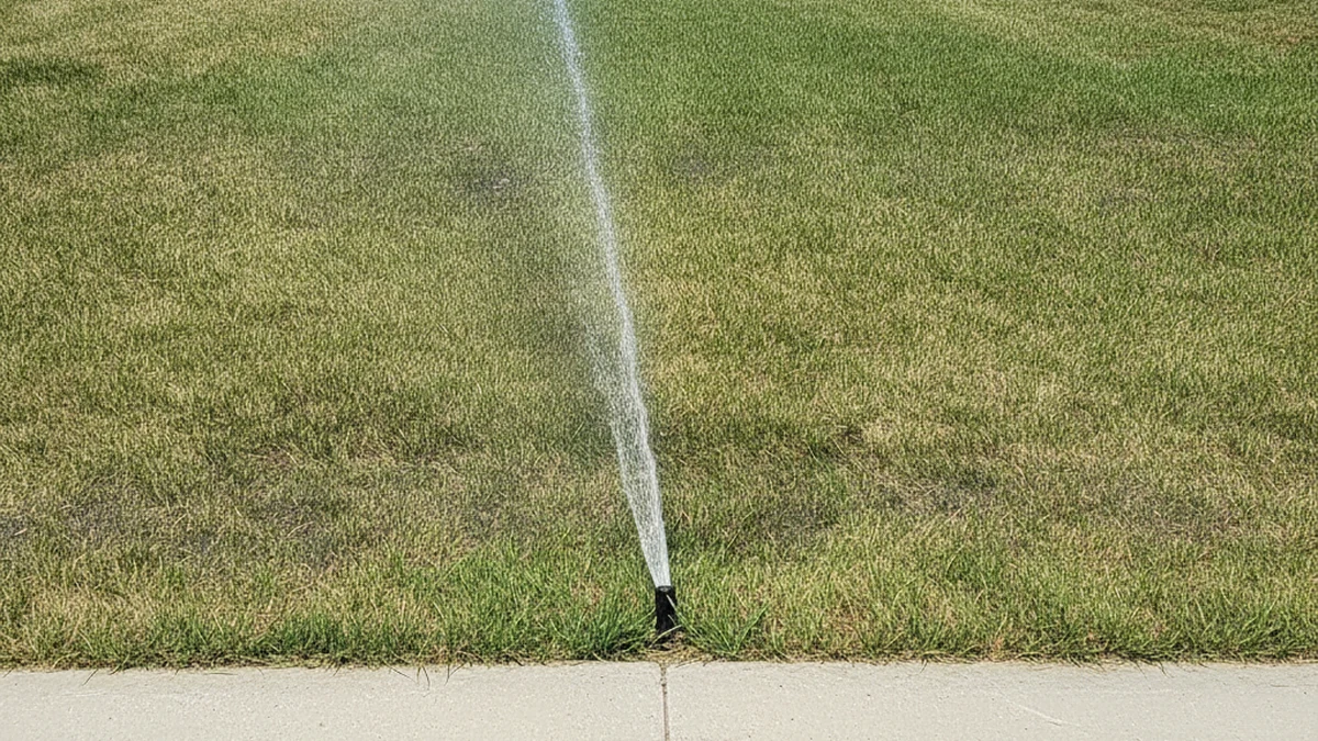 Sprinkler repair Rozet Wyoming Campbell County newer subdivision residential Chad Gillette